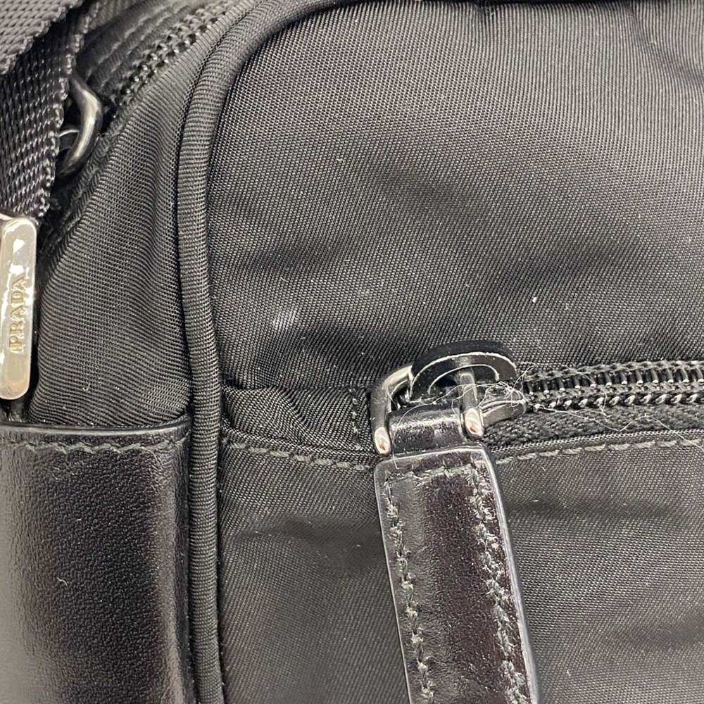 Prada Tessuto Nylon Shoulder Bag, Black, Women's - Picture 7 of 10